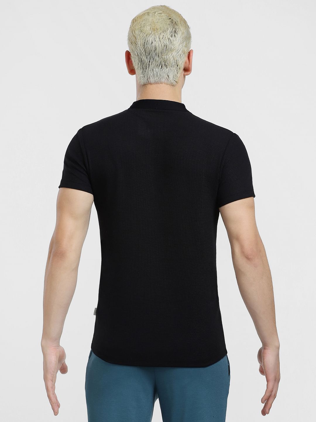Black Henley T-shirt