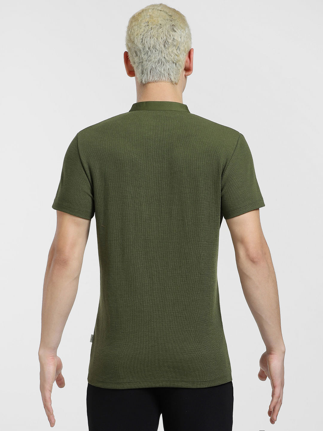 Dark Green Henley T-shirt