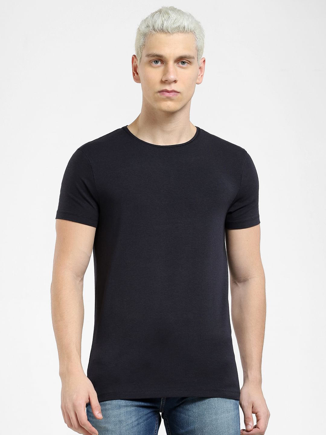 Black Crew Neck T-shirt