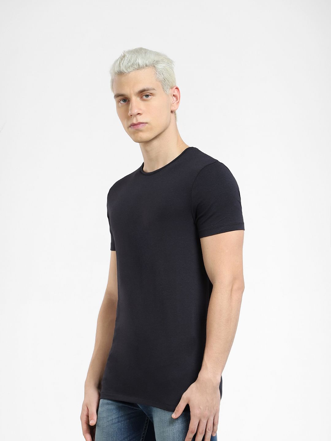 Black Crew Neck T-shirt
