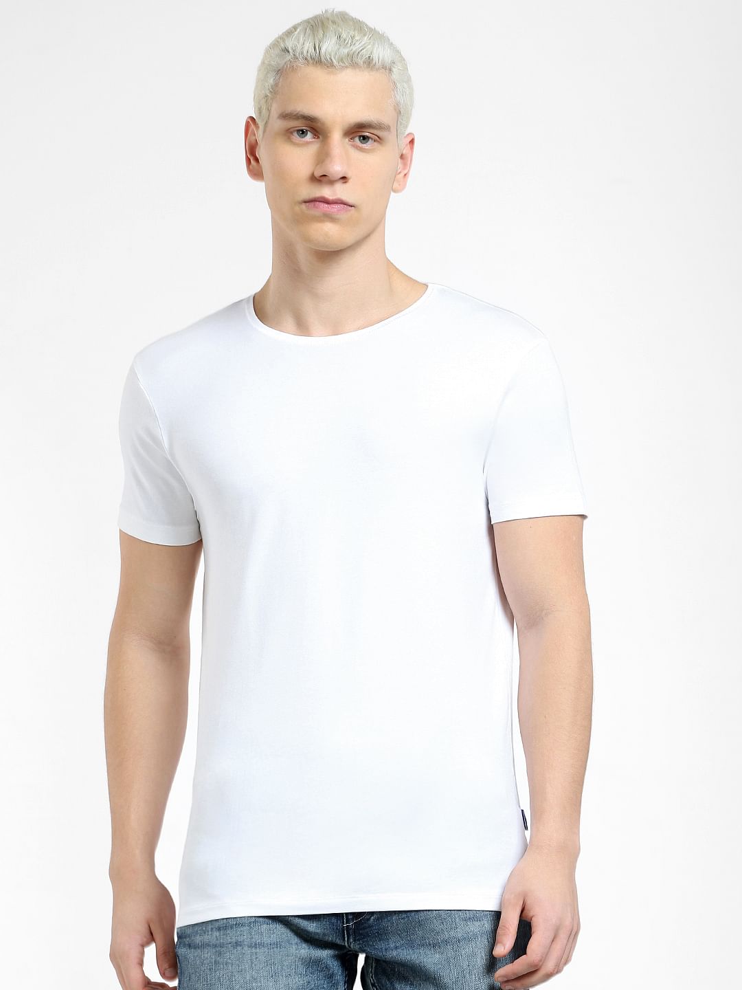 White Crew Neck T-shirt