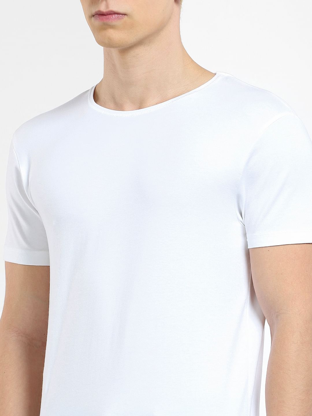 White Crew Neck T-shirt