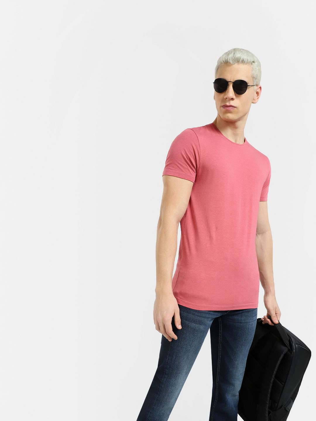 Mauve Crew Neck T-shirt