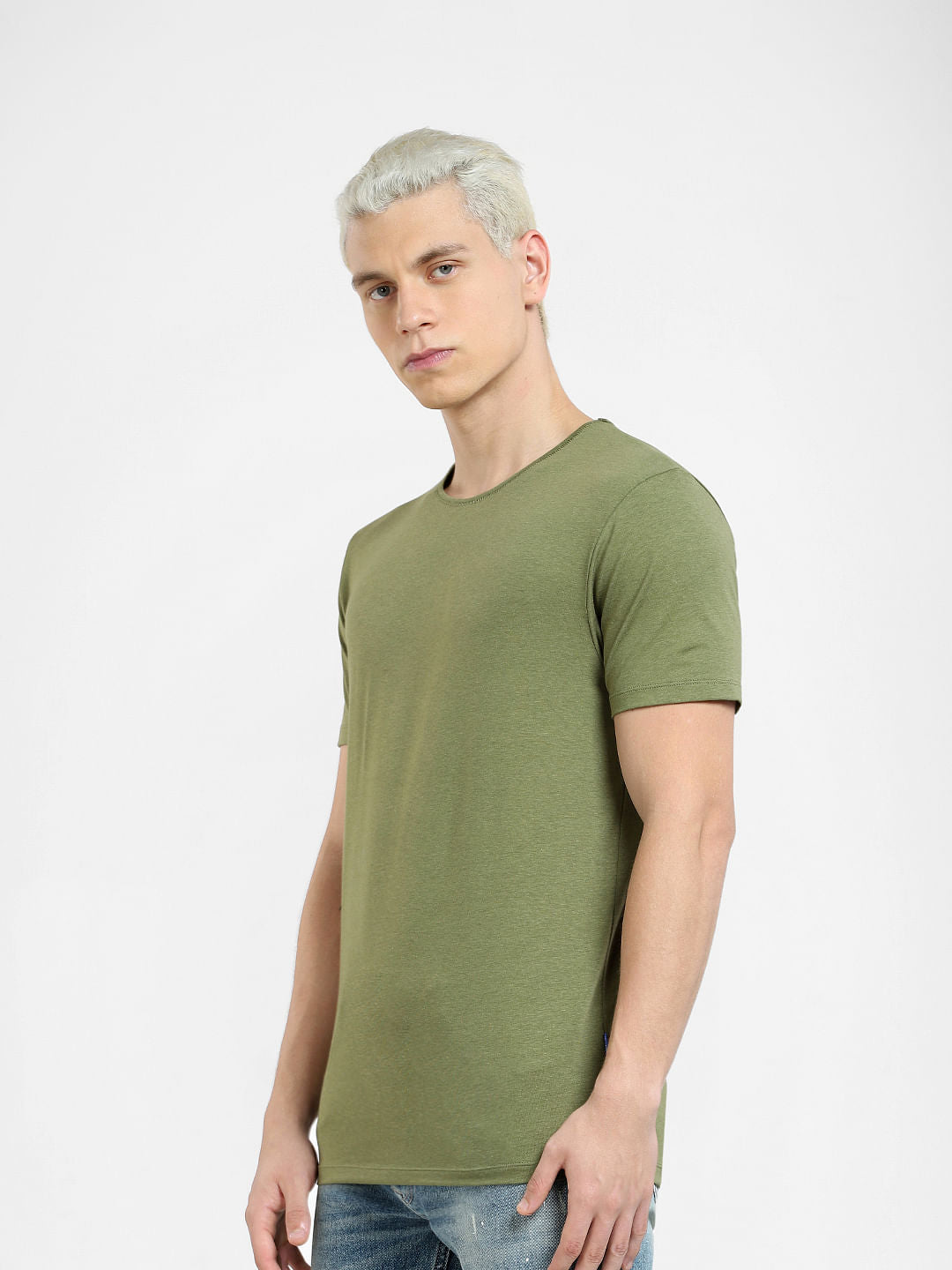 Green Crew Neck T-shirt