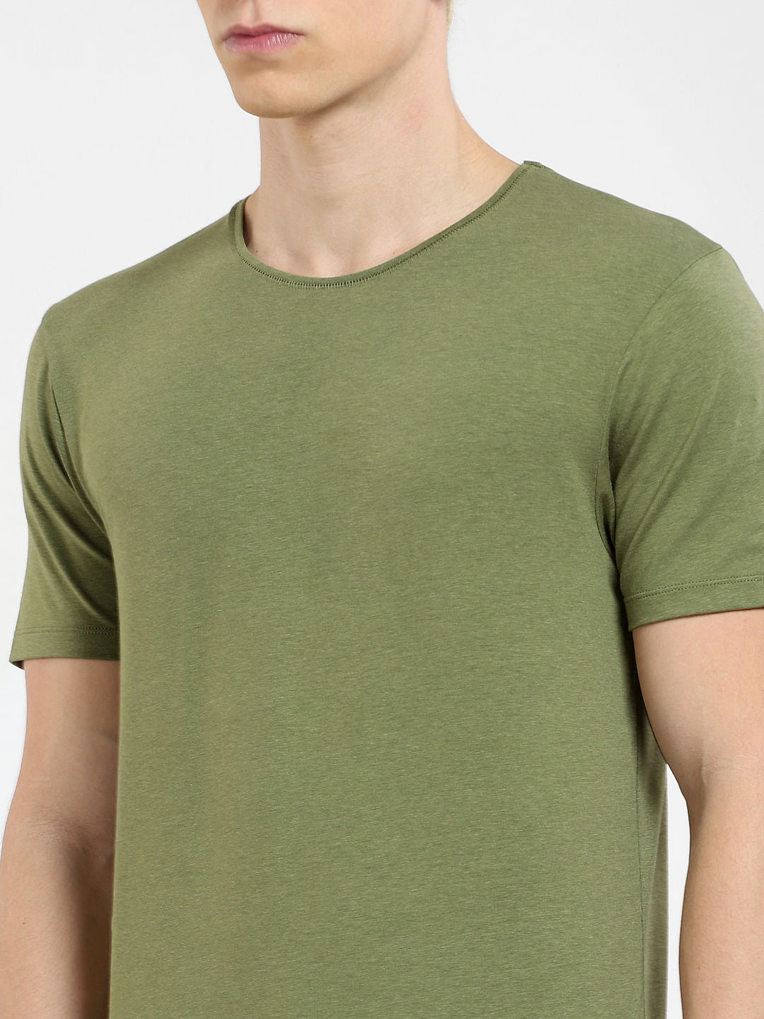 Green Crew Neck T-shirt