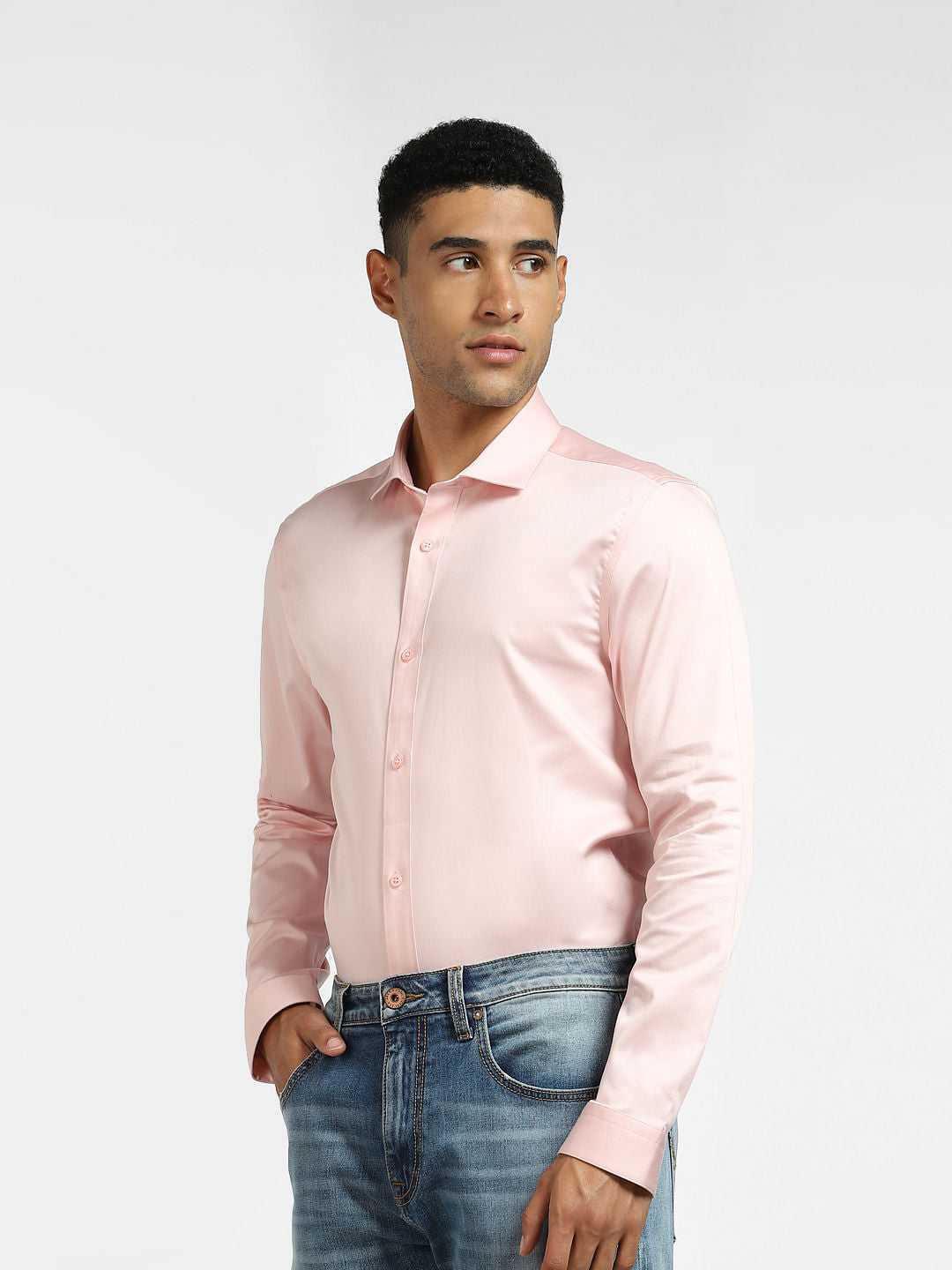 Pink Full Sleeves Shirt