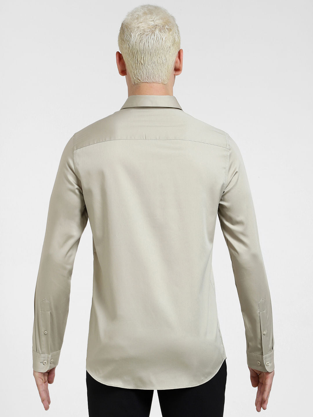 Light Brown Full Sleeves Shirt