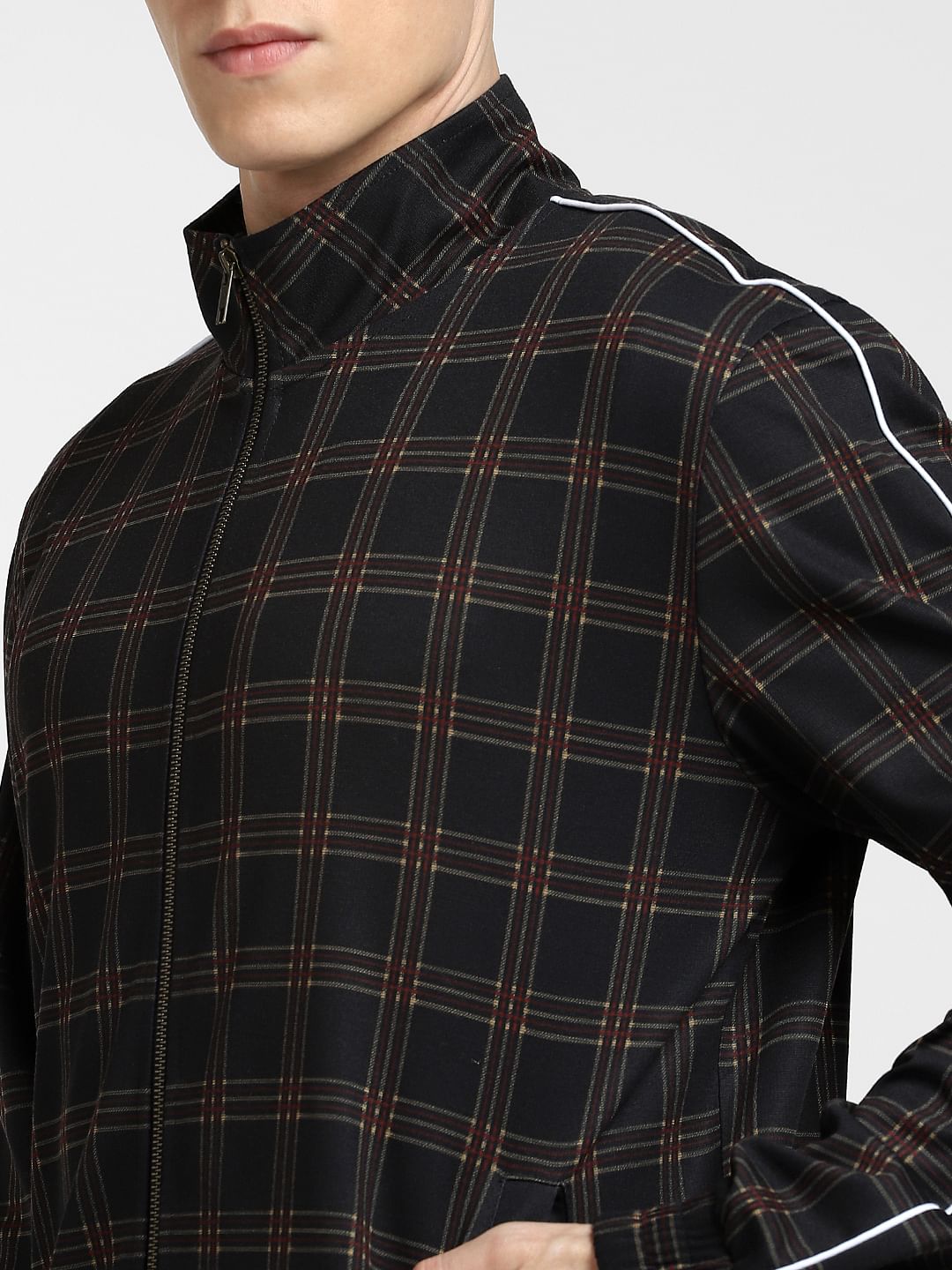Black Check Co-ord Jacket