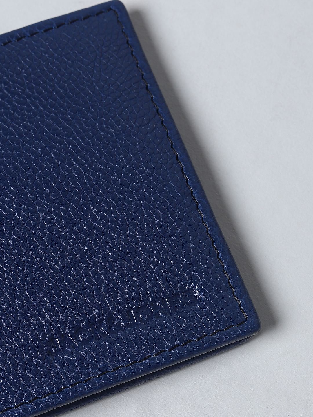 Blue Leather Wallet