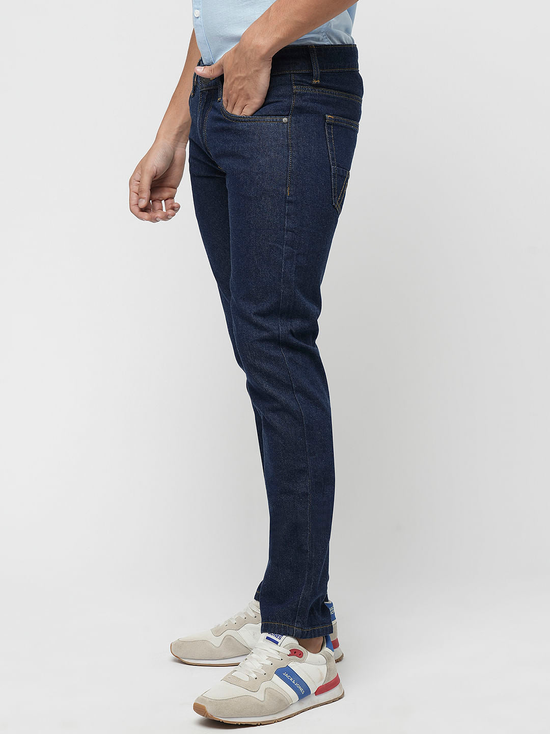 PRODUKT by JACK&JONES Dark Blue Mid Rise Slim Jeans