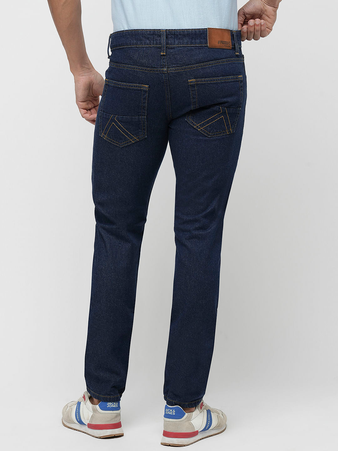 PRODUKT by JACK&JONES Dark Blue Mid Rise Slim Jeans