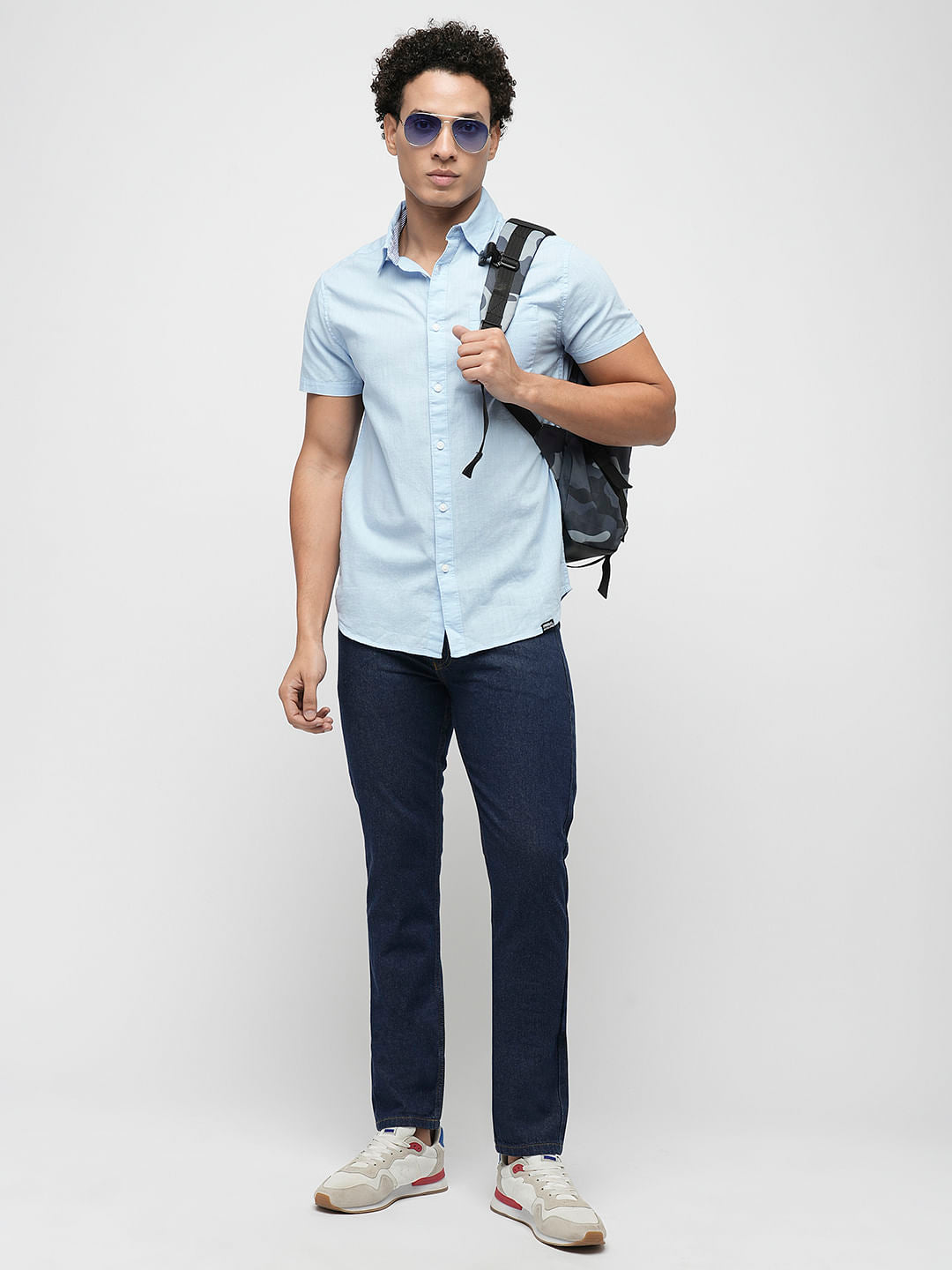 PRODUKT by JACK&JONES Dark Blue Mid Rise Slim Jeans