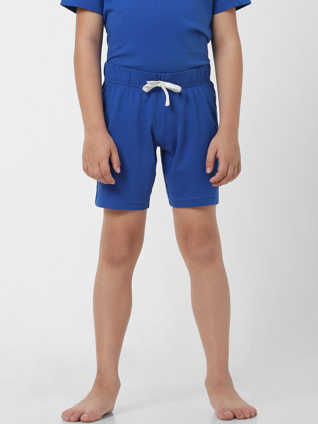 Boys Blue T-shirt & Shorts Sleepwear Set