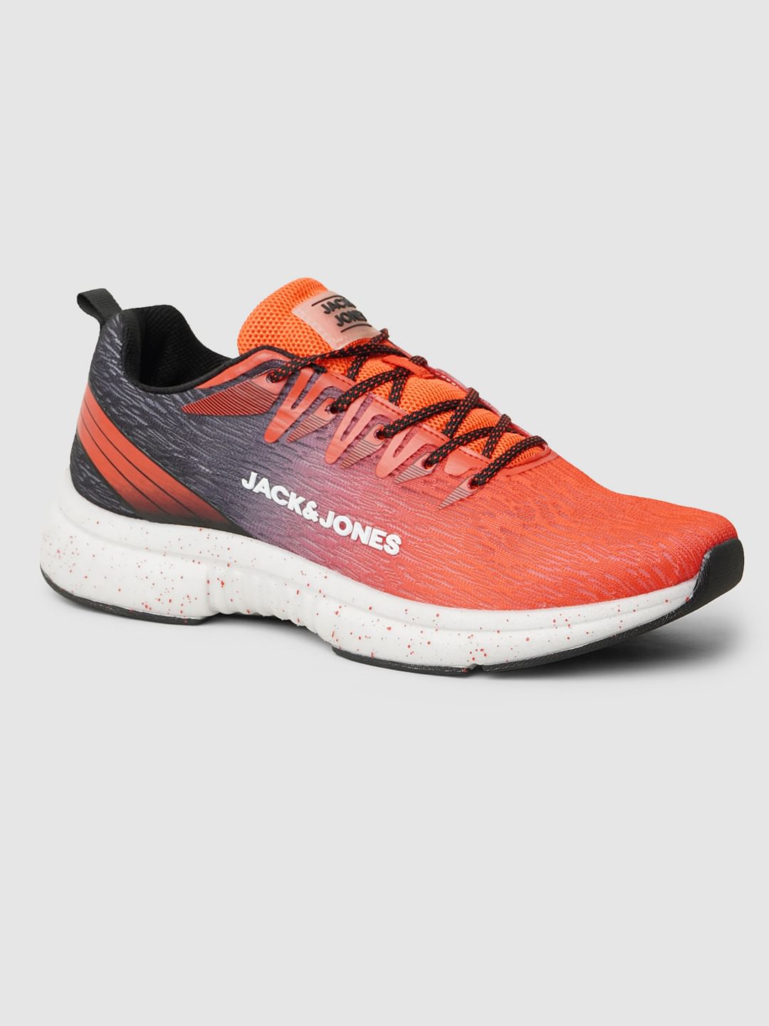 Red Gradient Print Sneakers