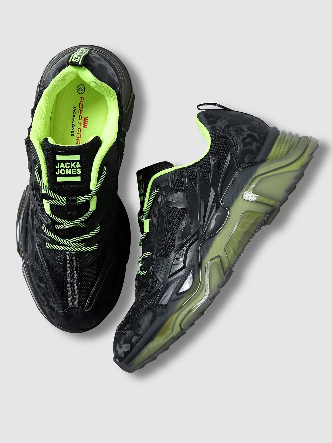 Black Chunky Sneakers