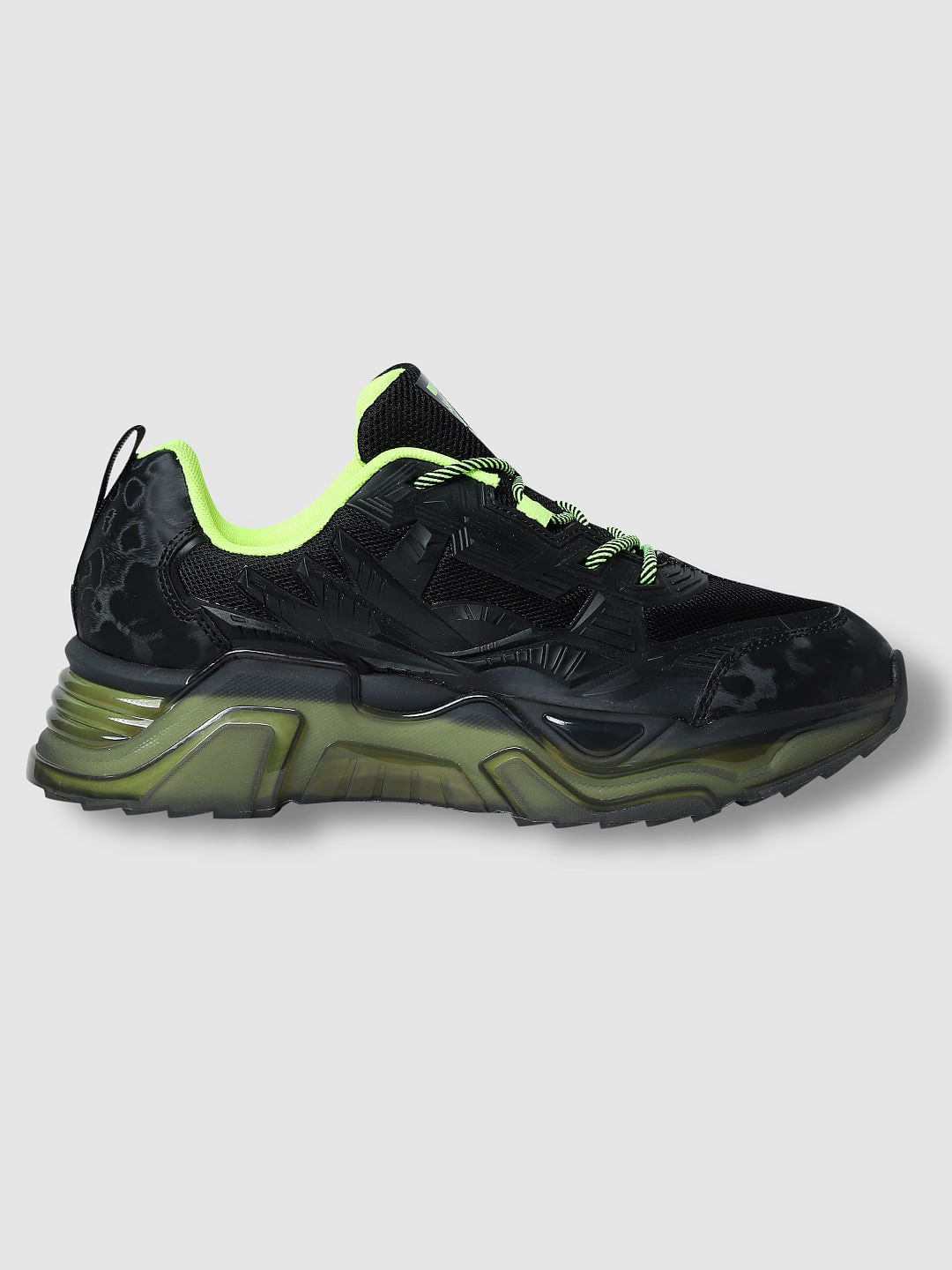 Black Chunky Sneakers