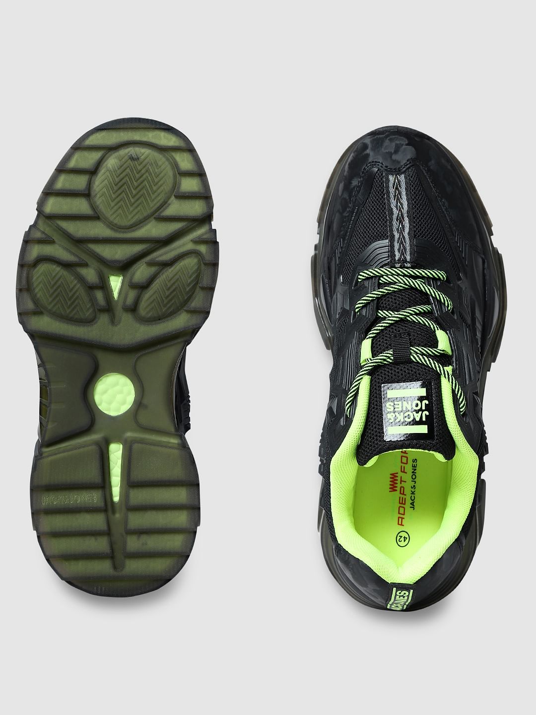 Black Chunky Sneakers