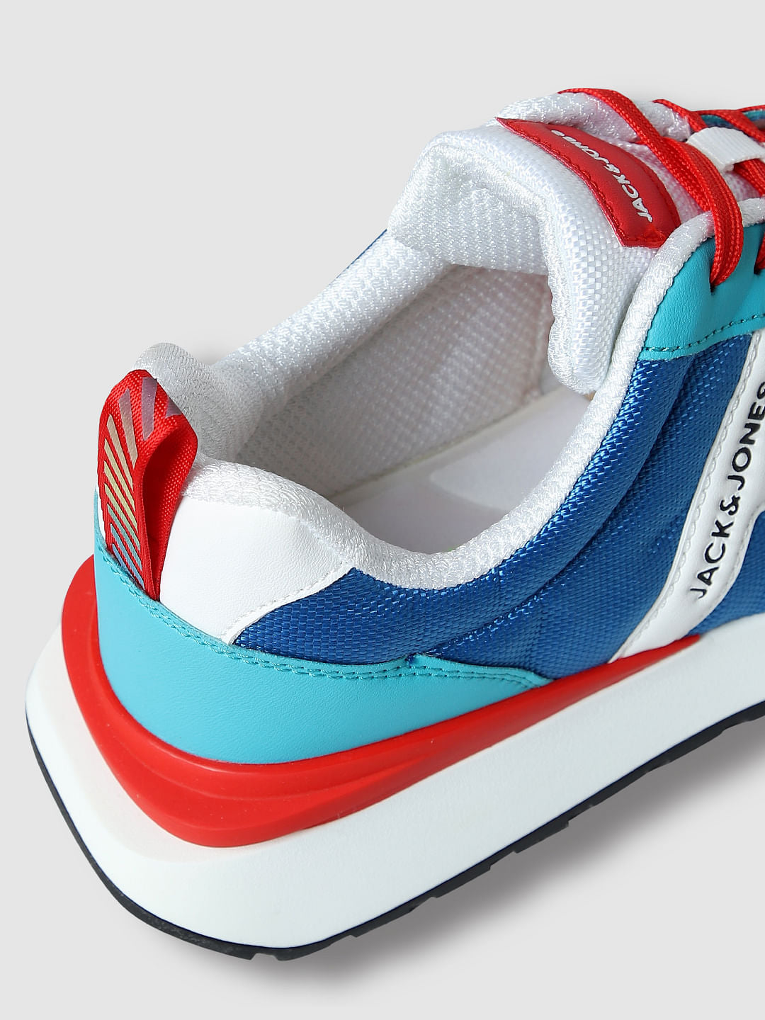 Blue Colourblocked Sneakers