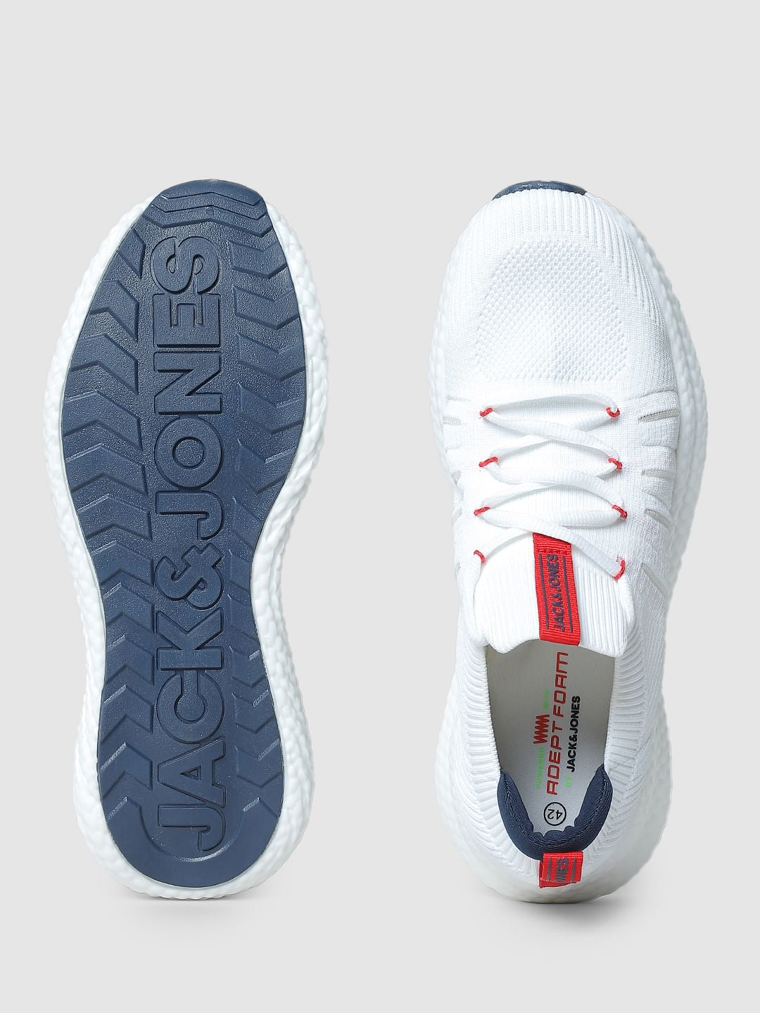 White Slip-On Sneakers