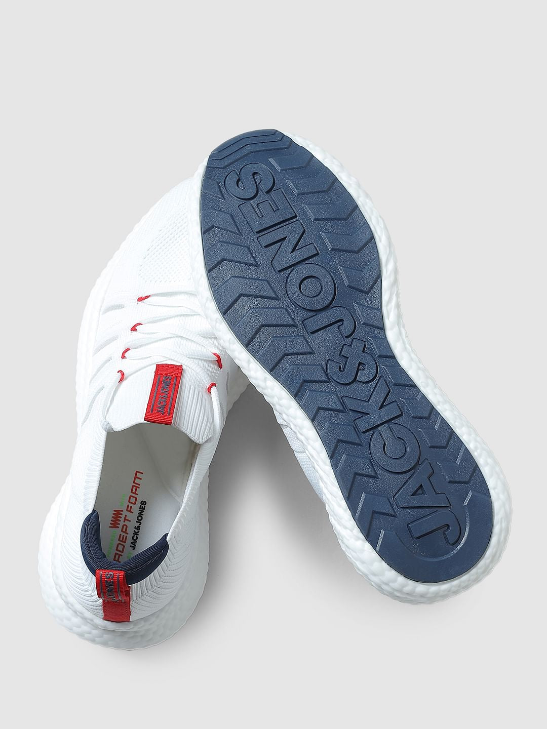 White Slip-On Sneakers