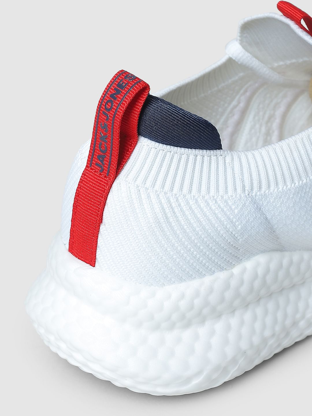 White Slip-On Sneakers