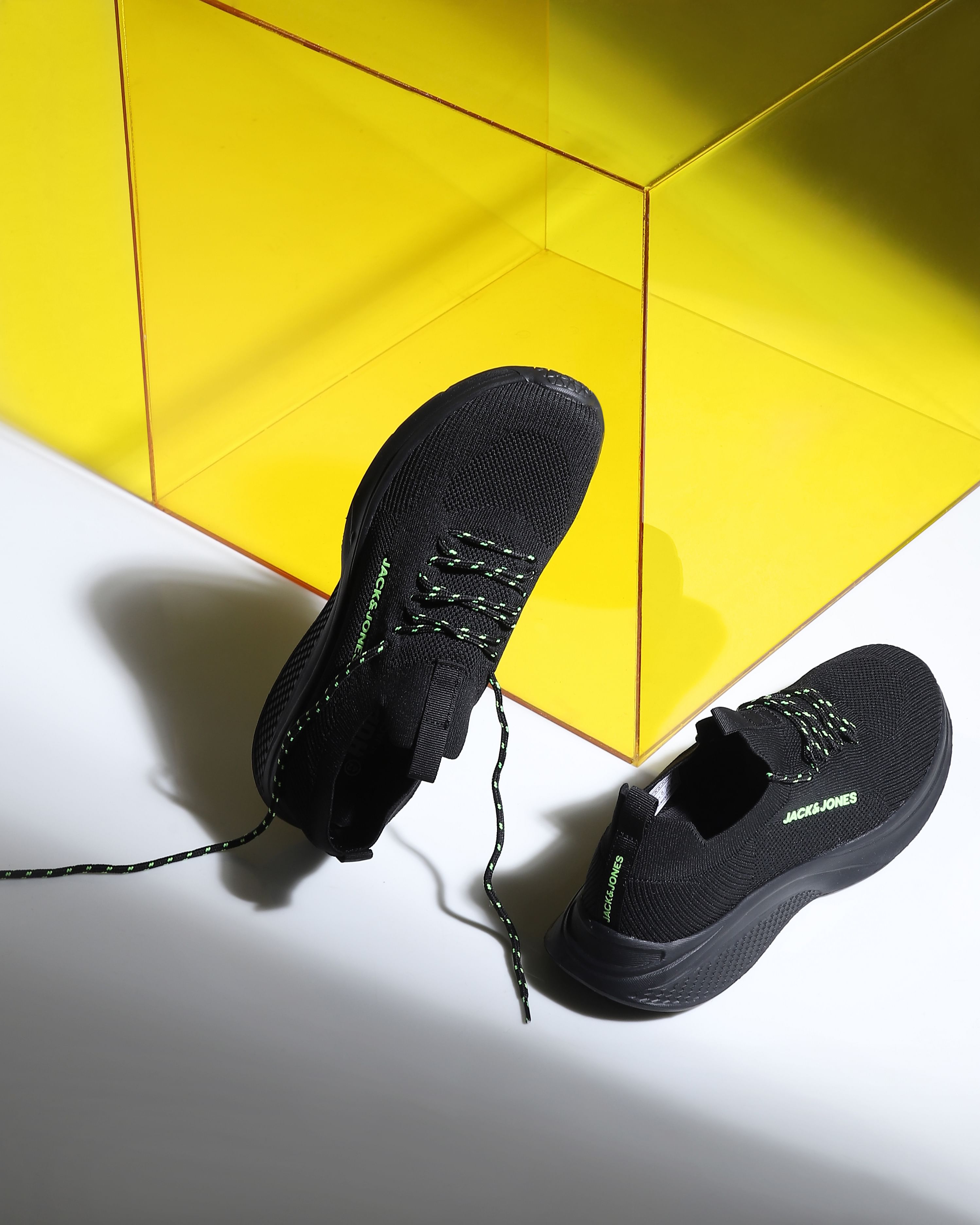 Black Slip-On Sneakers