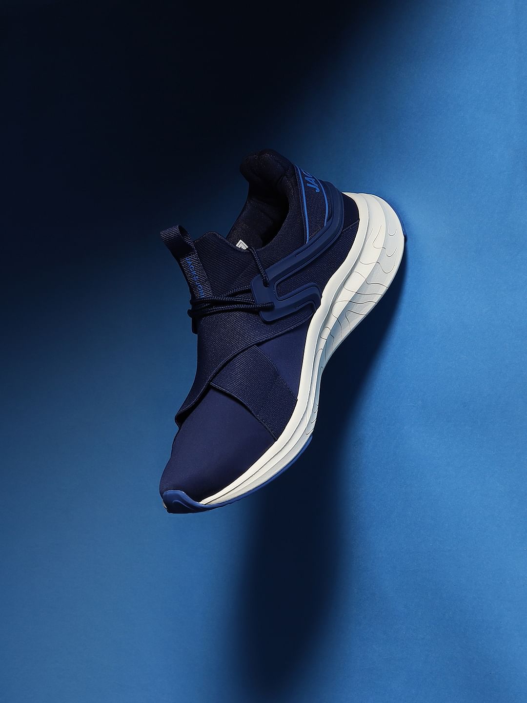 Blue Flex Sole Sneakers