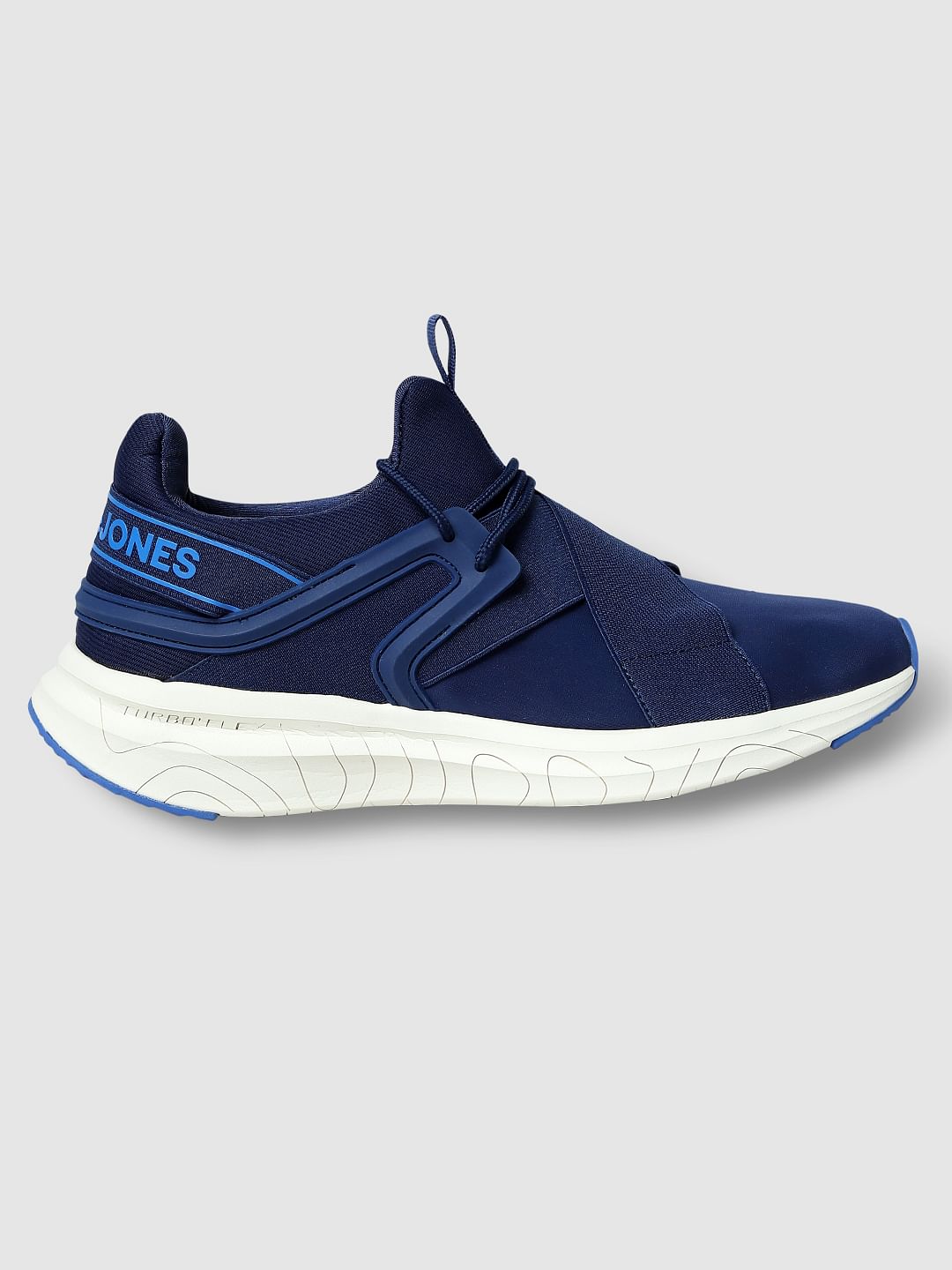 Blue Flex Sole Sneakers