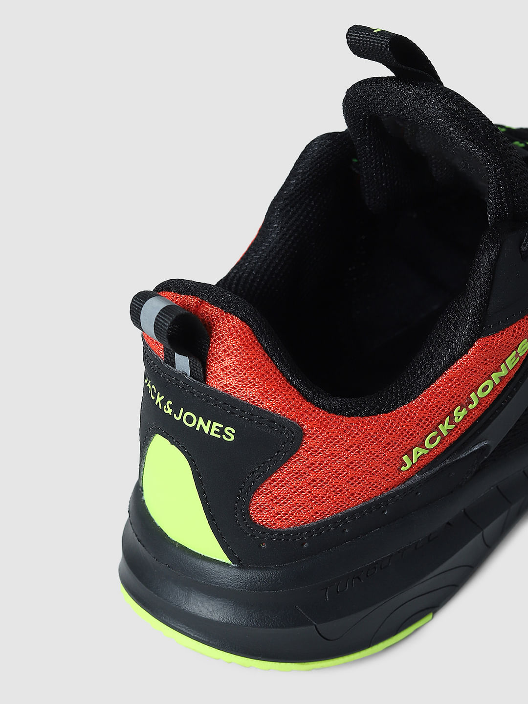 Black Flex Sole Knit Sneakers