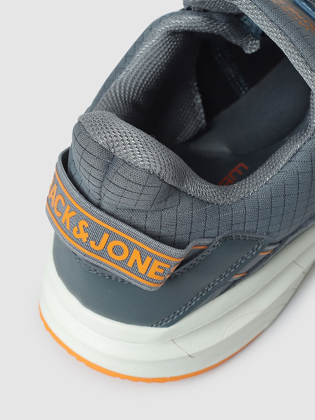 Blue Colourblocked Lace-Up Sneakers