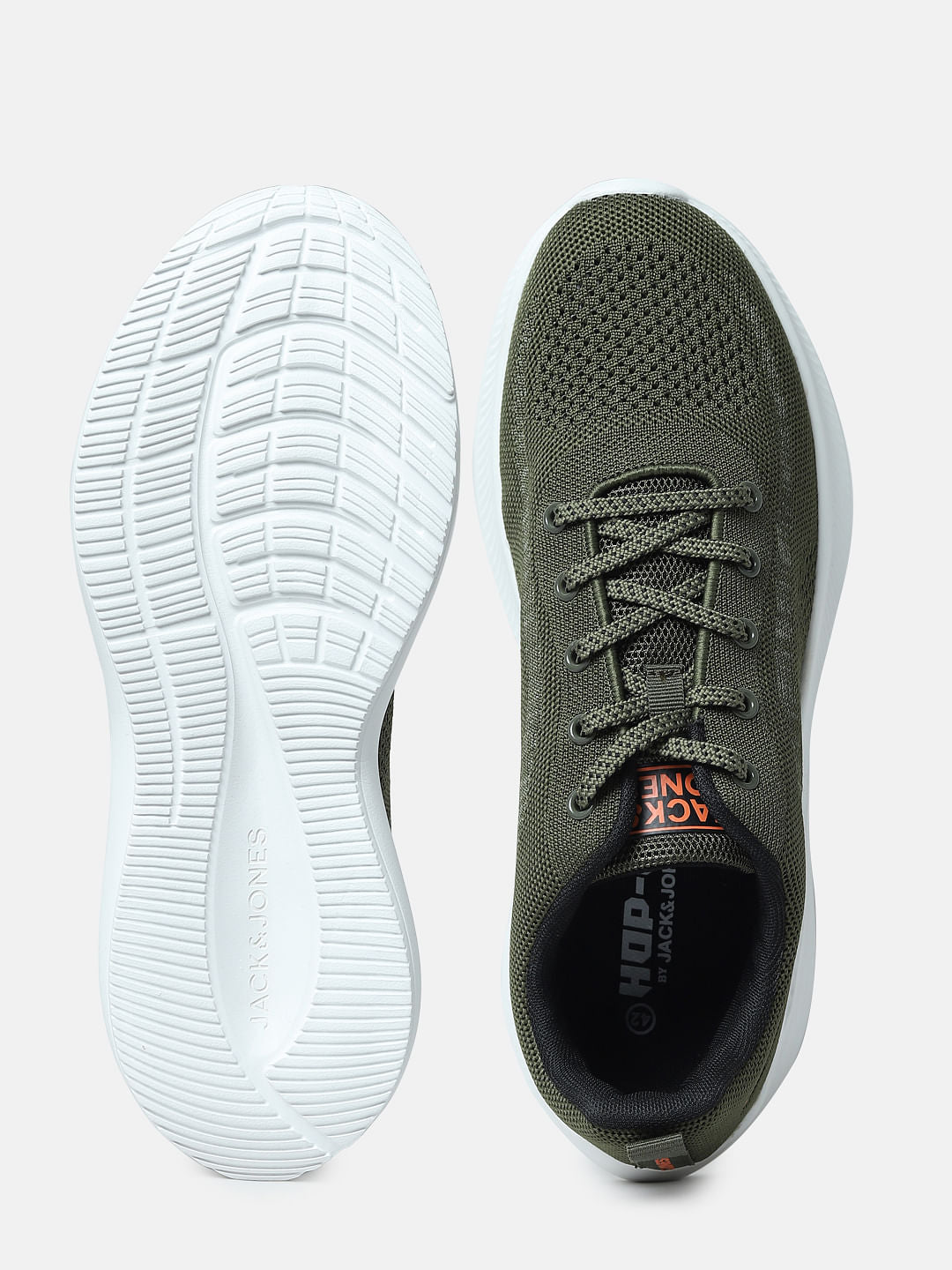 Green Lace-Up Sneakers