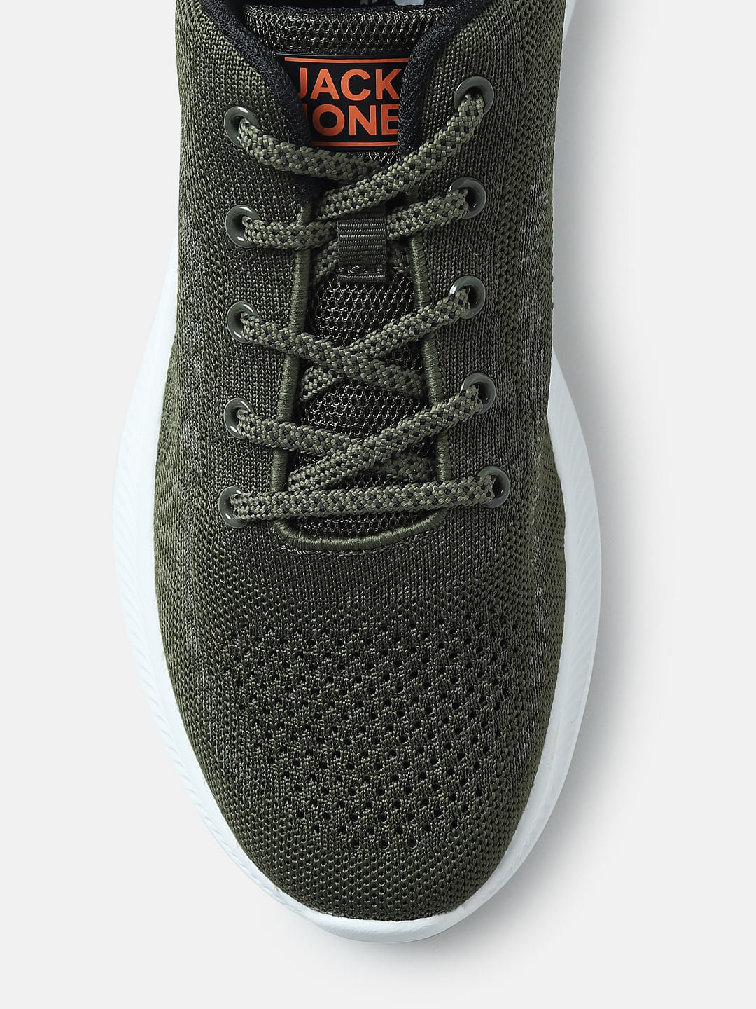 Green Lace-Up Sneakers