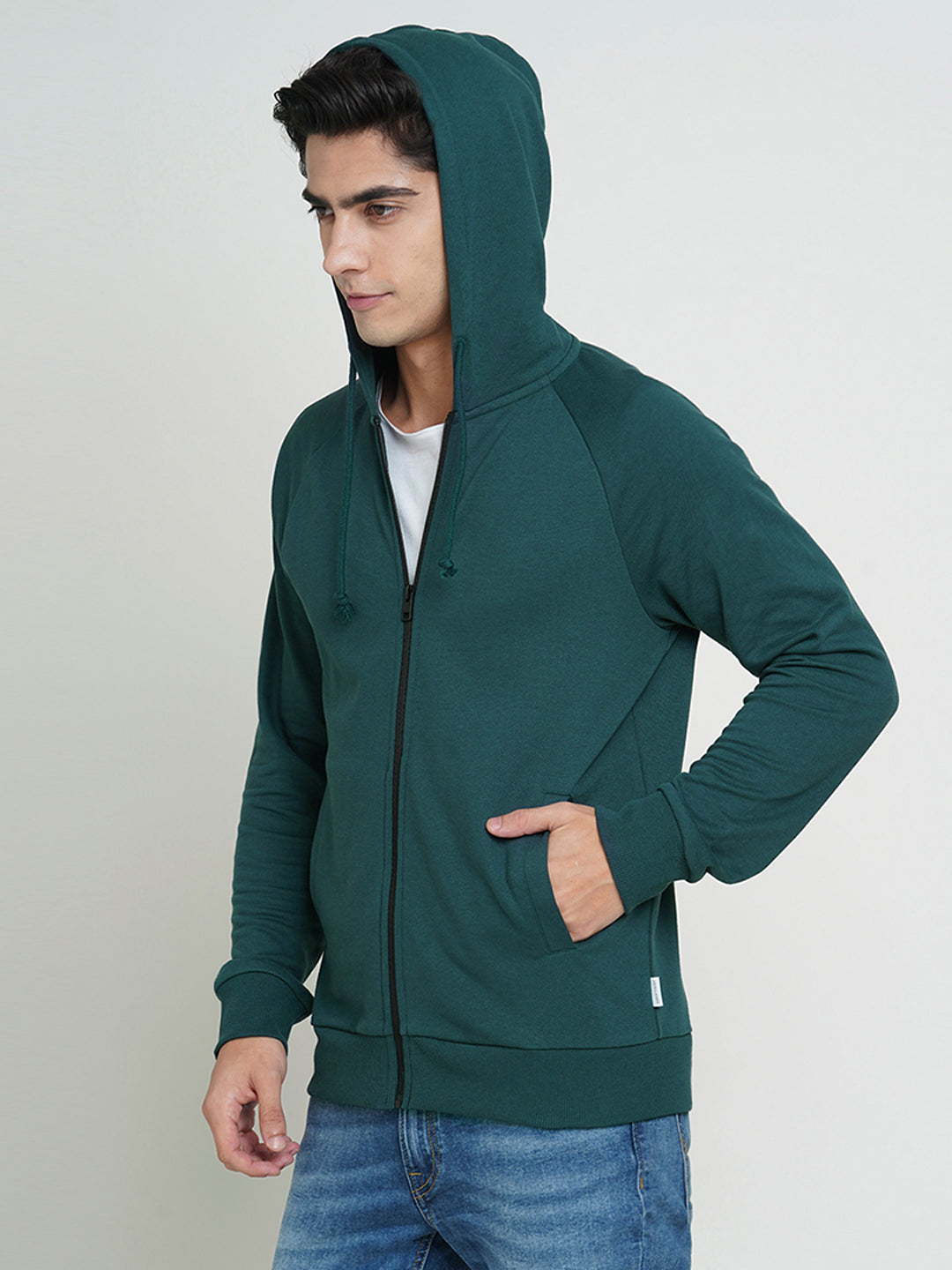 Zip-Up Hooded Jacket