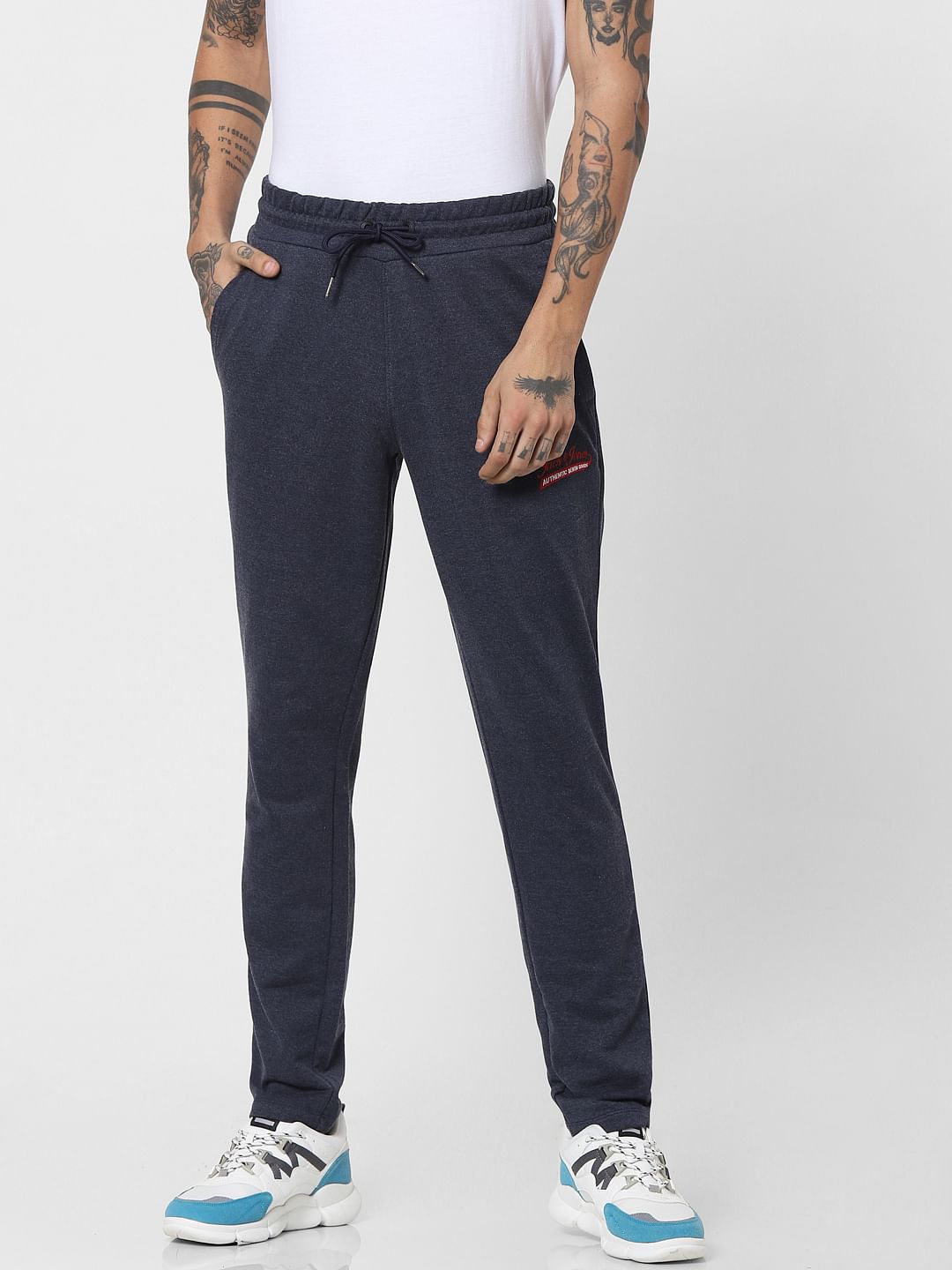 Grey Mid Rise Sweatpants