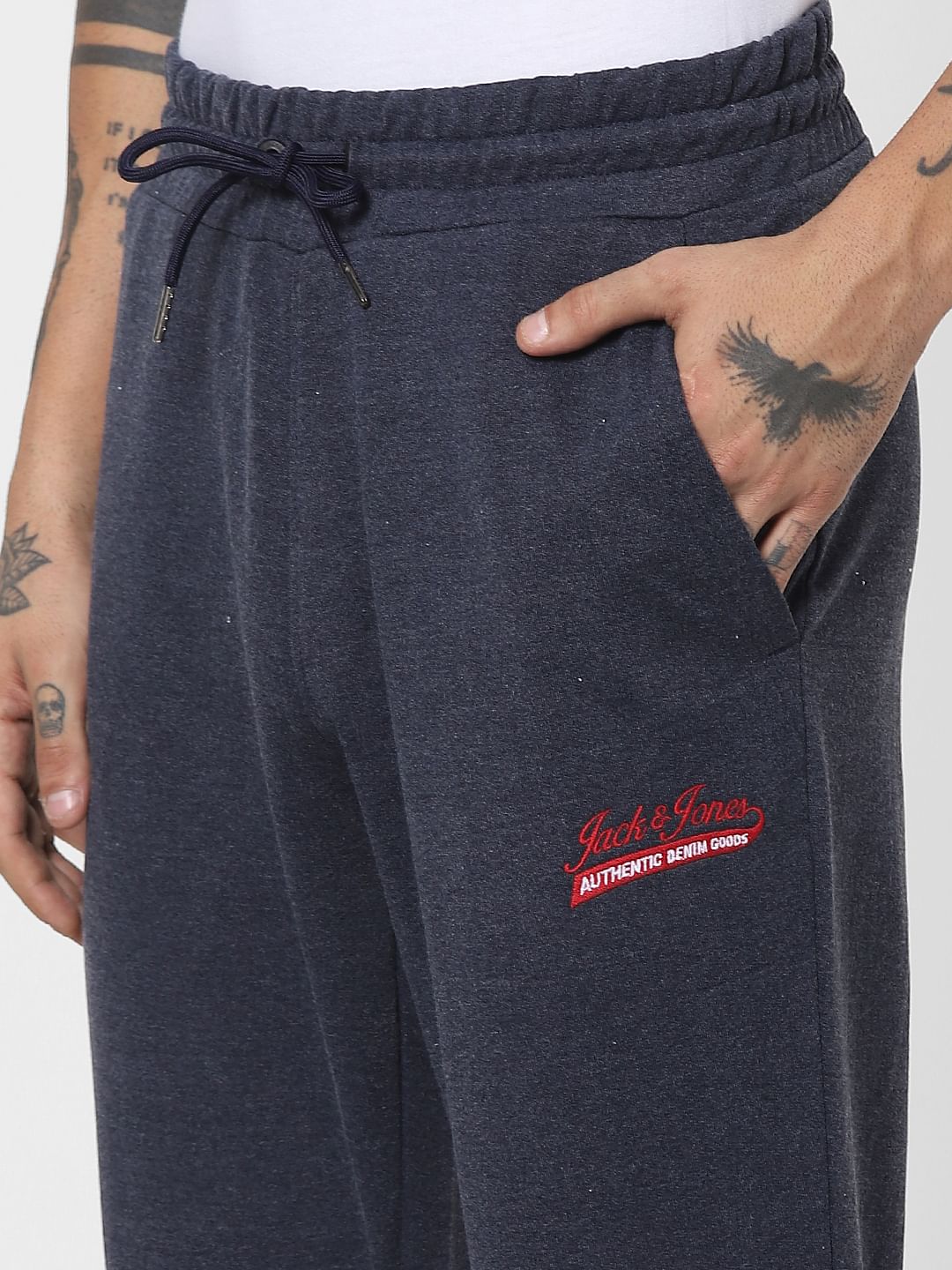 Grey Mid Rise Sweatpants