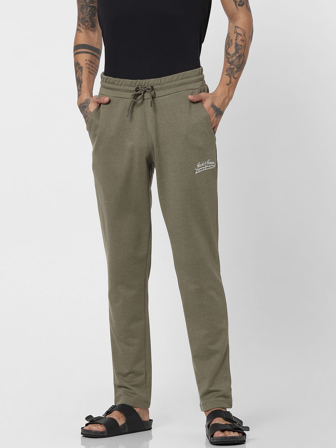 Green Mid Rise Sweatpants