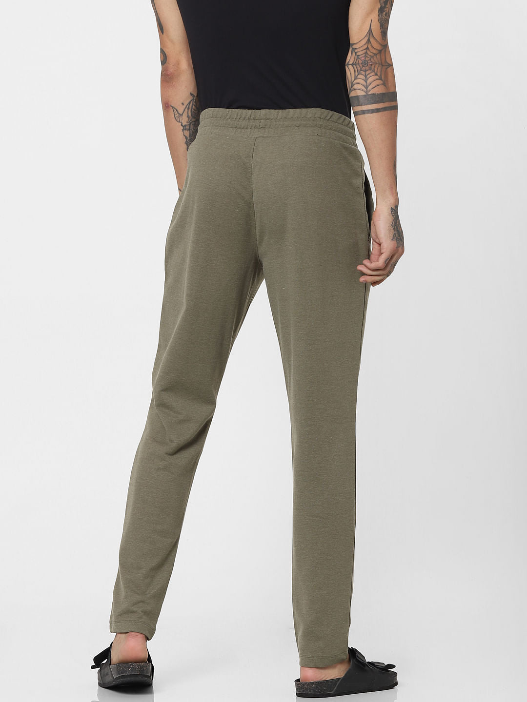 Green Mid Rise Sweatpants