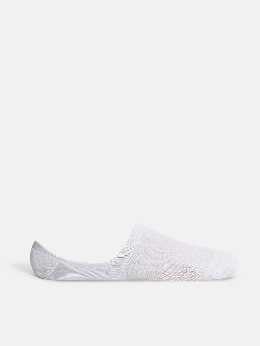 Pack of 3 White No-Show Socks