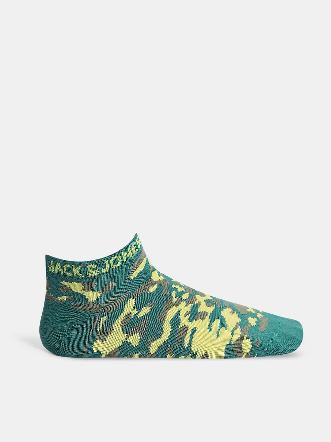 Pack of 2 Camo Print Ankle Length Socks