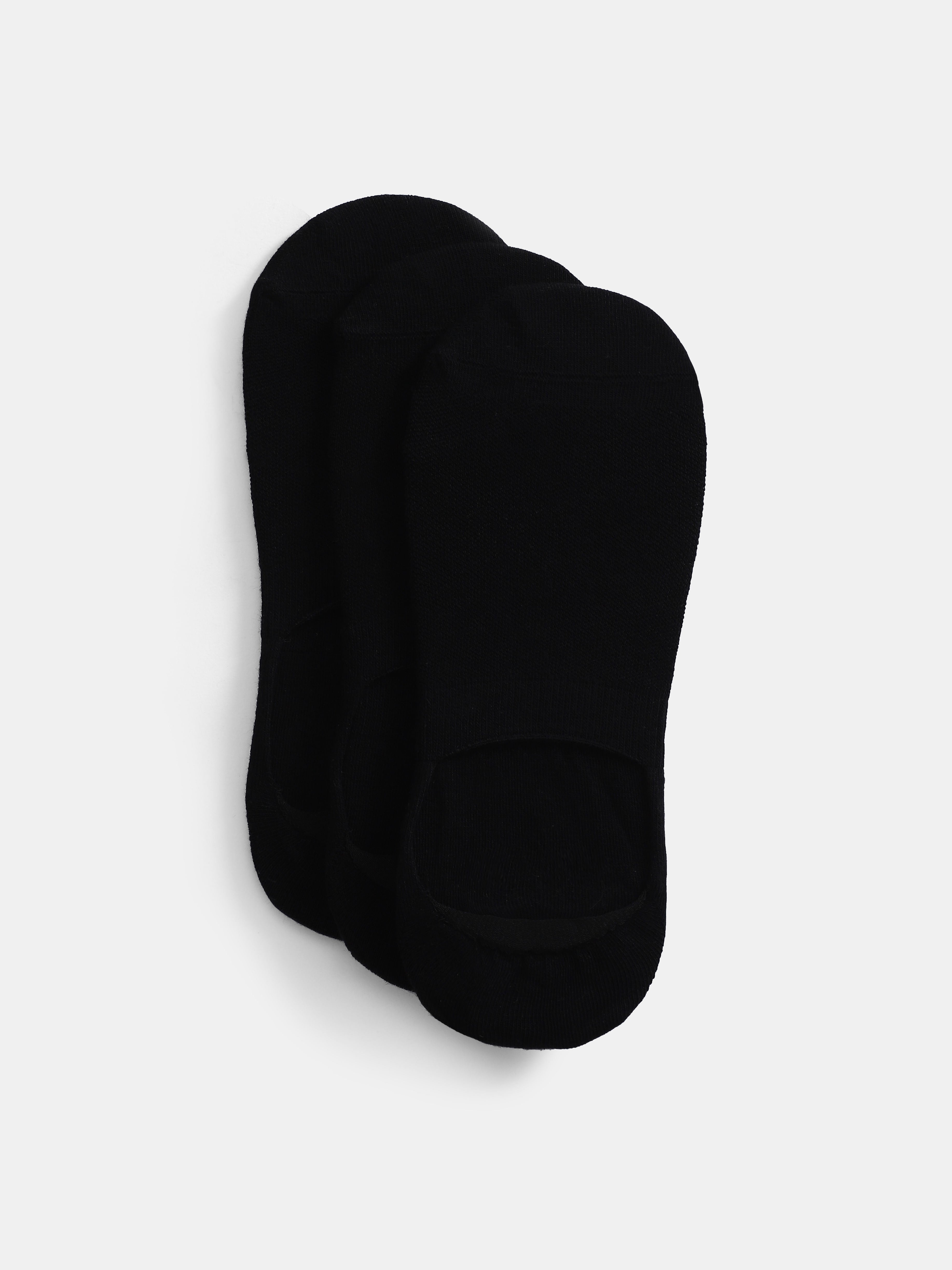 Pack of 3 Black No-Show Socks