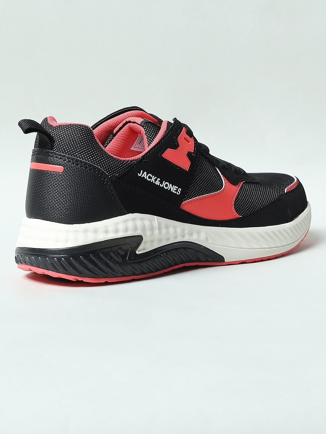 Black Colourblocked Sneakers
