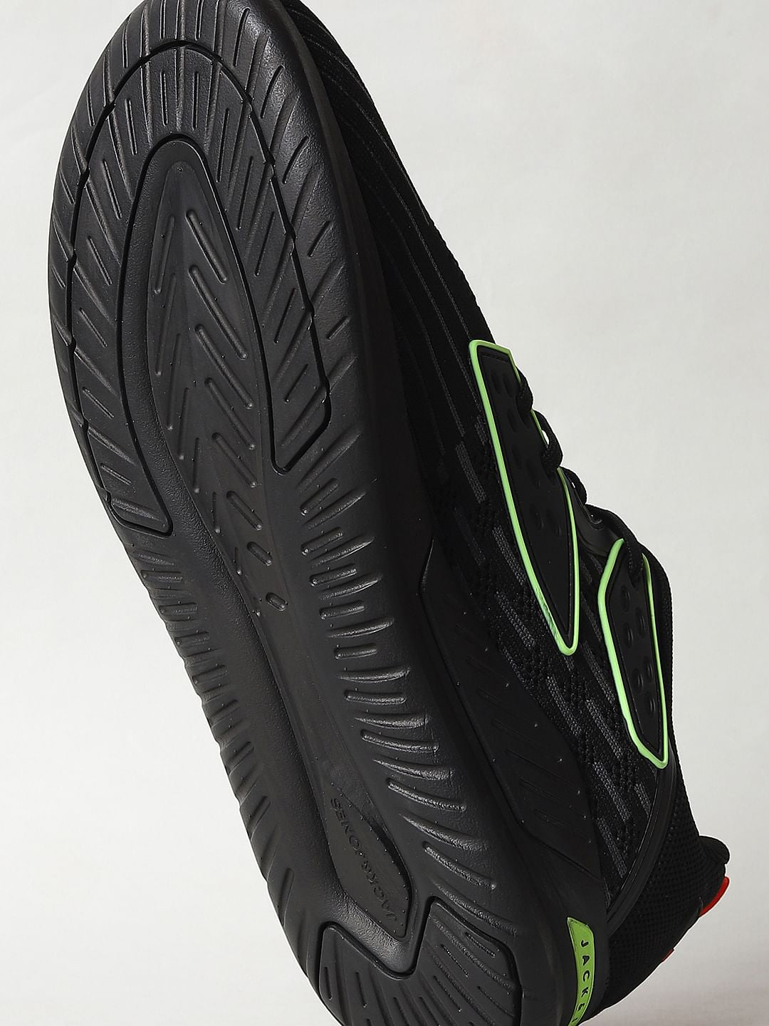 Black & Neon Green Sneakers