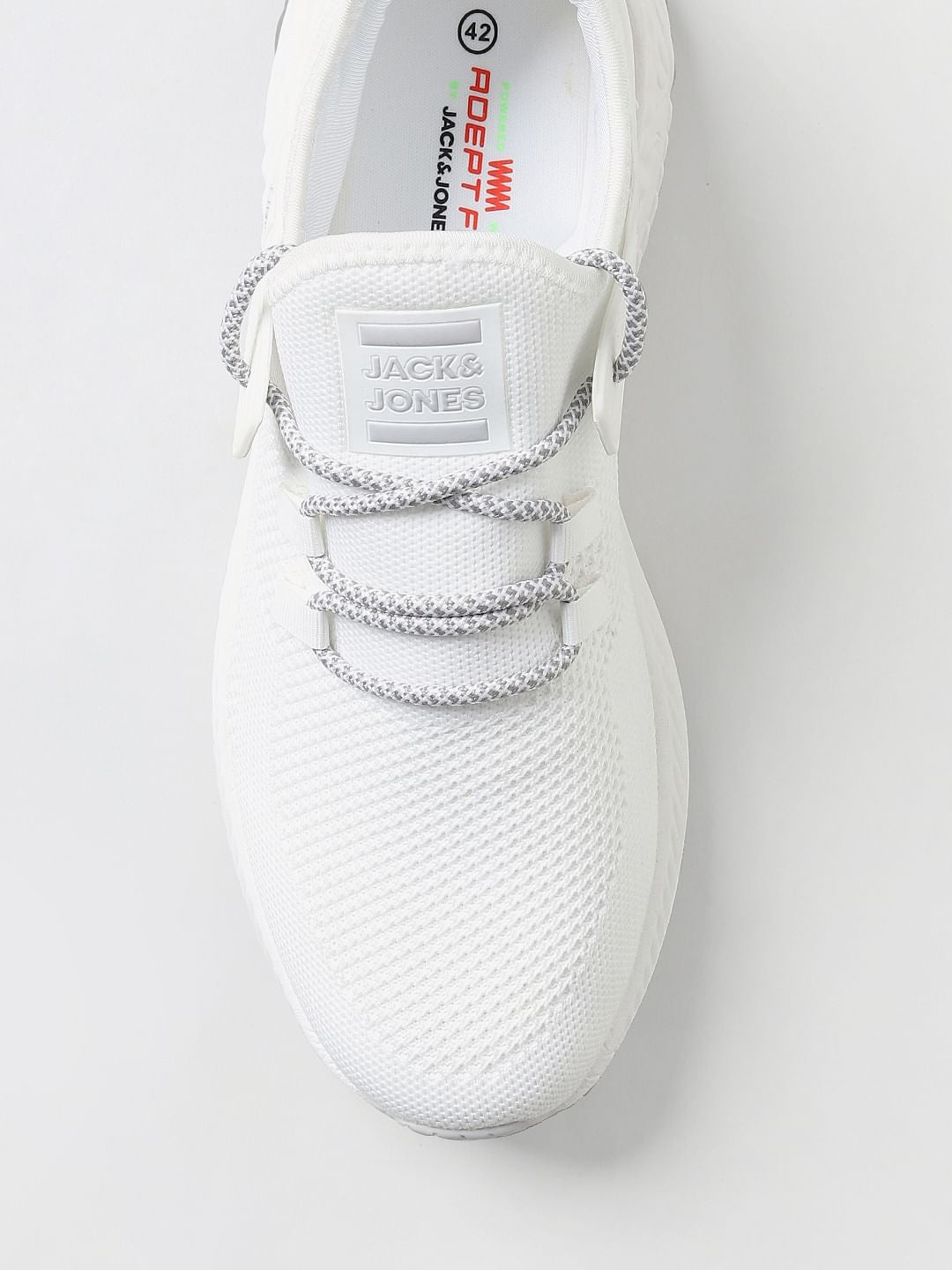 White Lace Up Sneakers