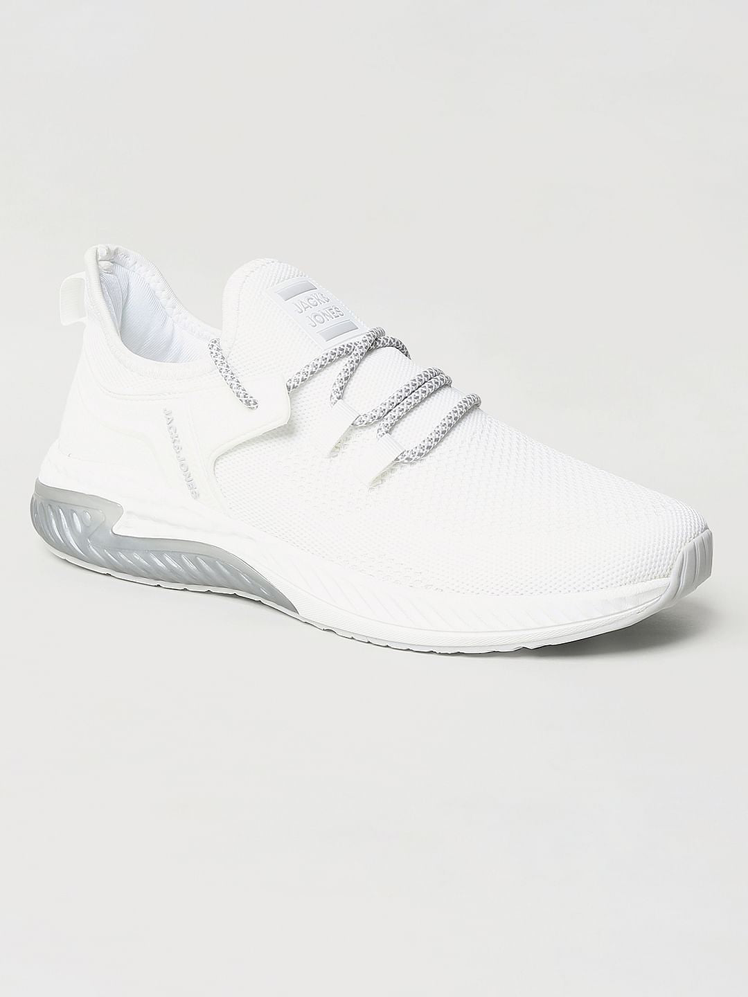 White Lace Up Sneakers