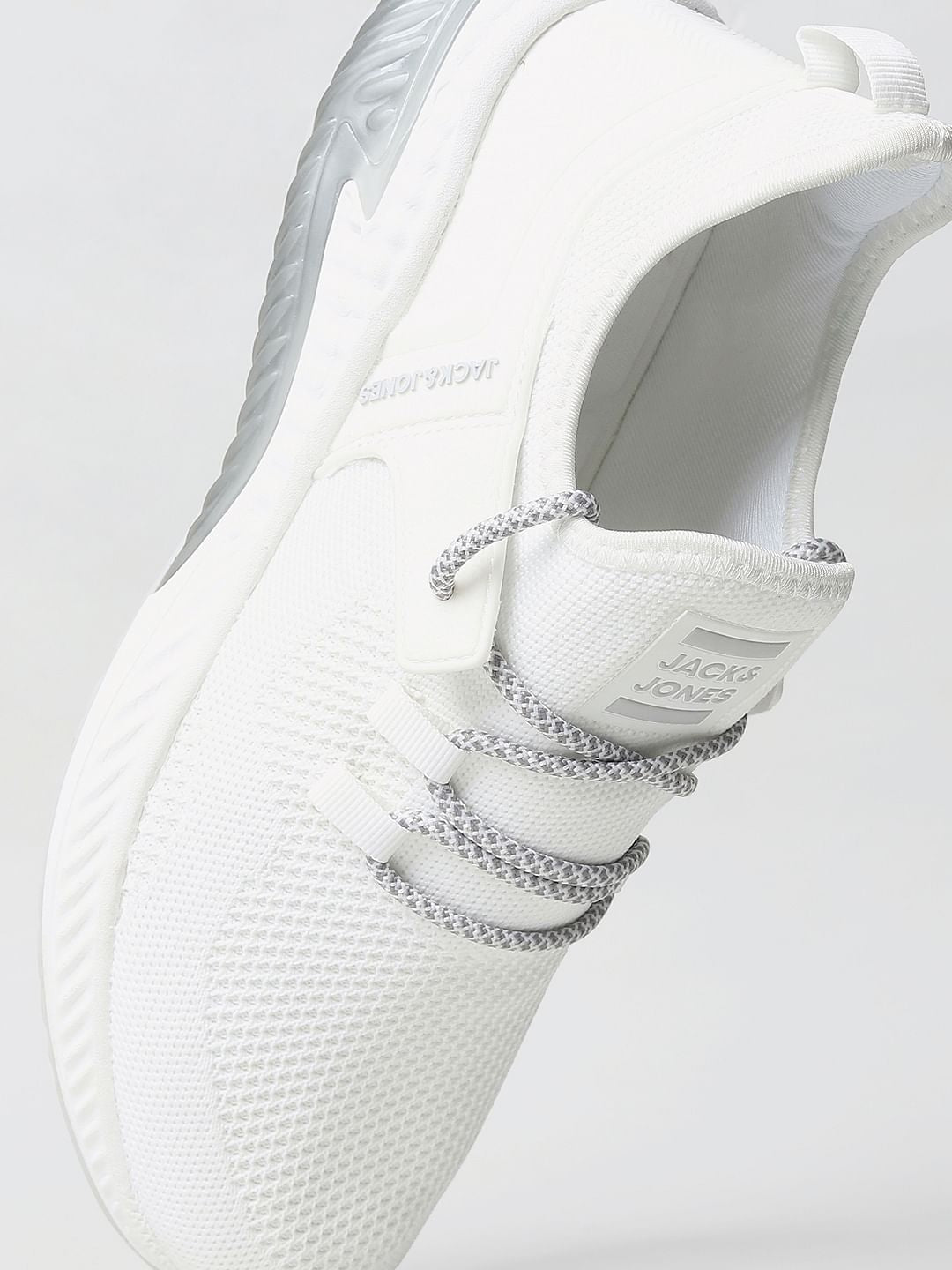 White Lace Up Sneakers