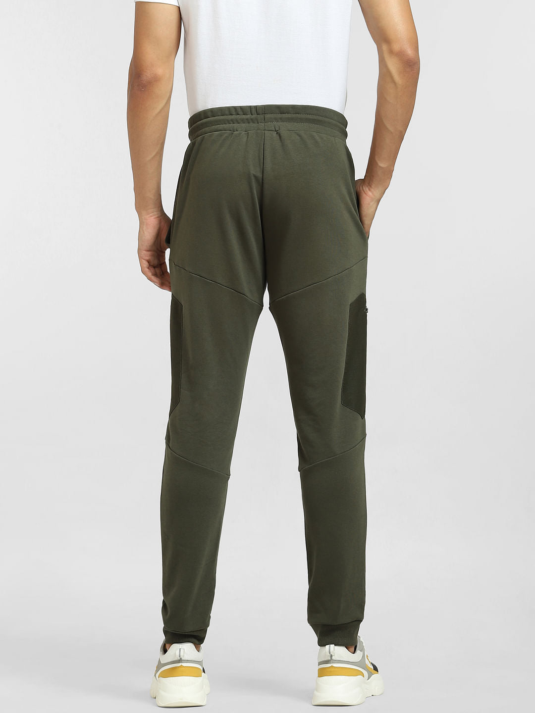 Green Mid Rise Cargo Sweatpants