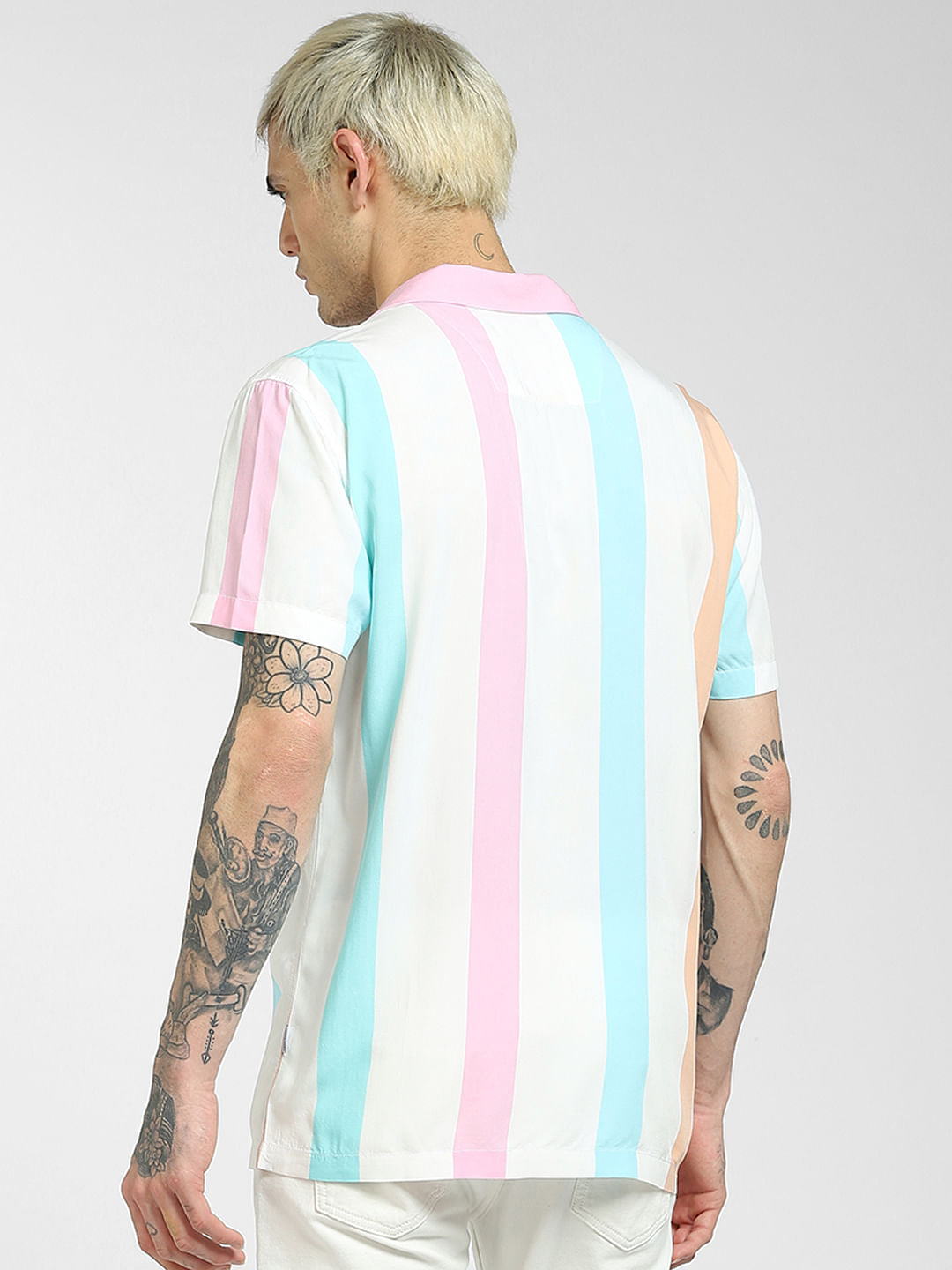 White Plain Coloured Shirt