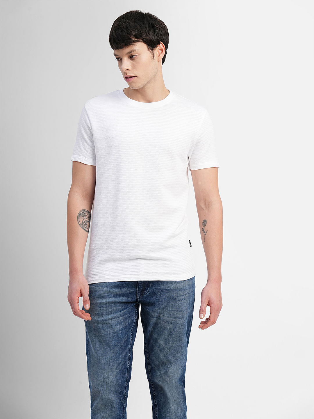 White Crew Neck T-shirt
