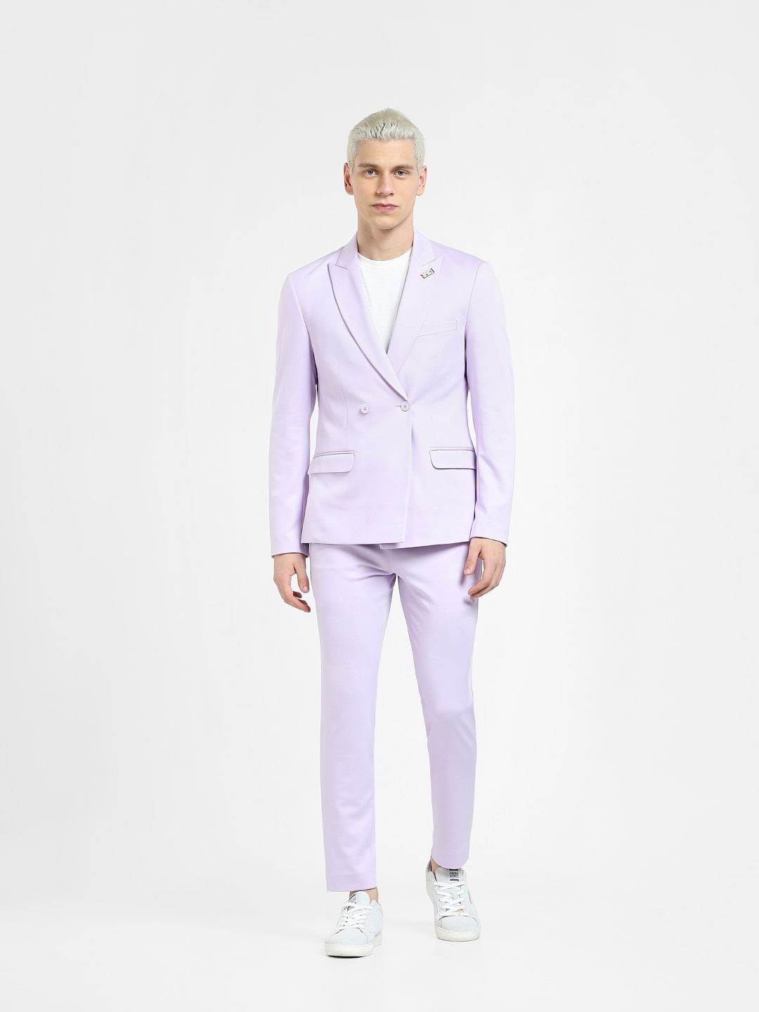 Lilac Slim Fit Blazer