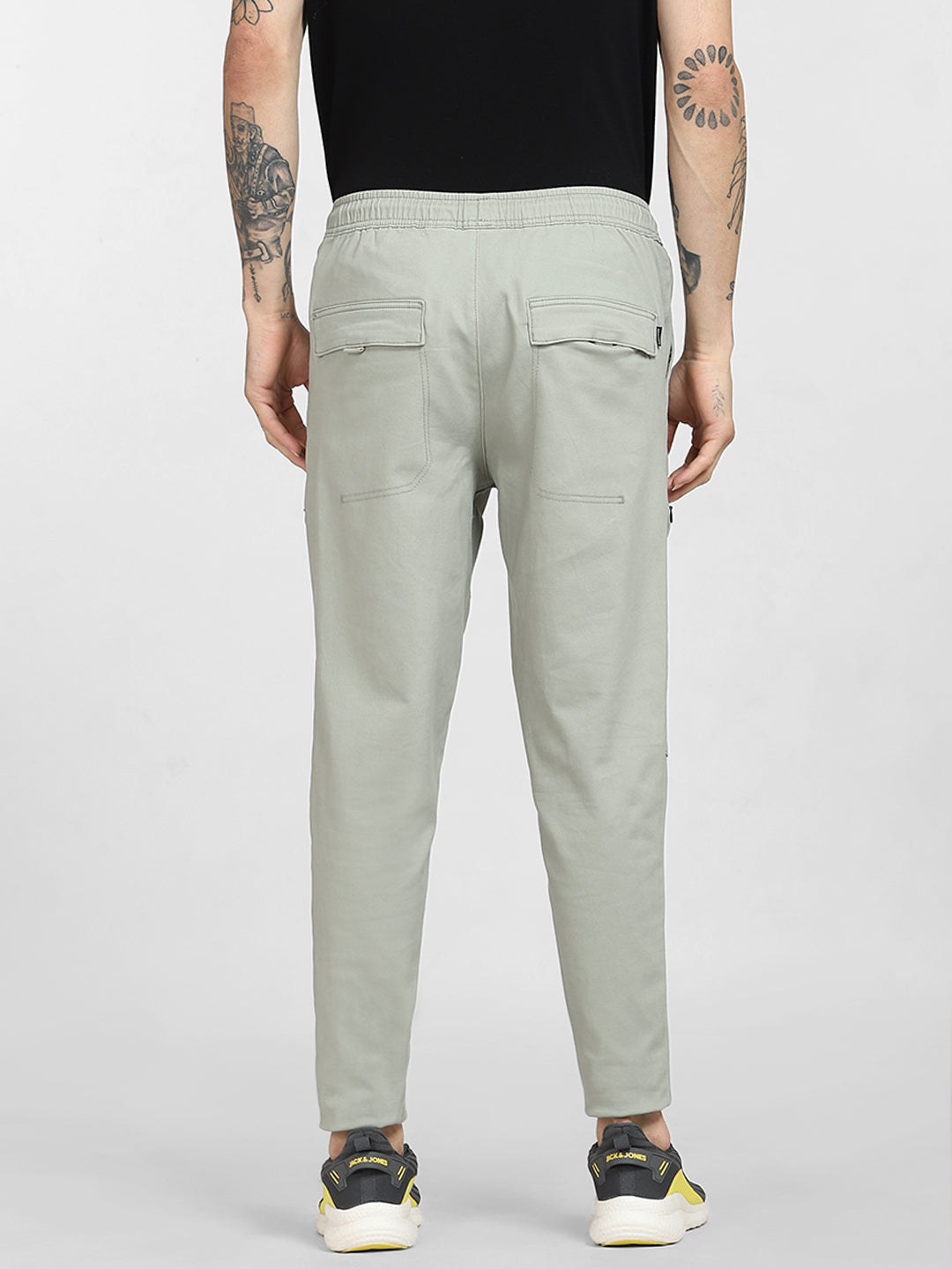 6 Pocket Slim Fit Cargos - Grey